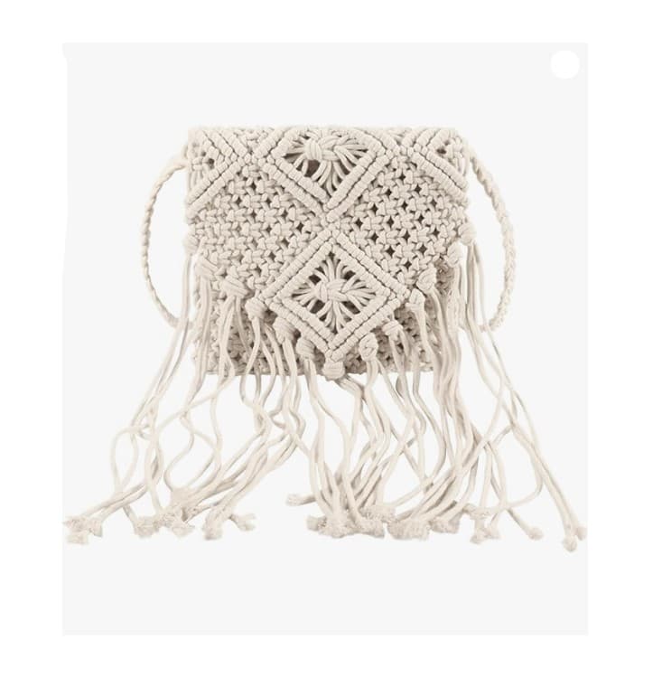 Magibag Crochet Tassel Handbag Straw Envelope Clutch Bag Cotton Macrame Purse Ho
