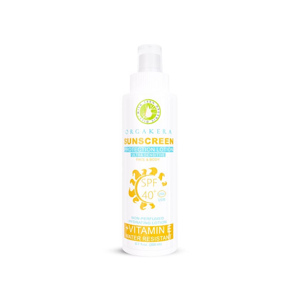 Orgakera sunscreen protection lotion spf40