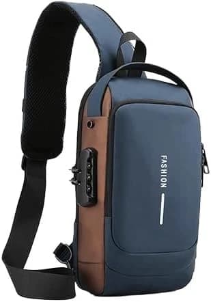 Anti-Theft Waterproof Crossbody Sling Backpack