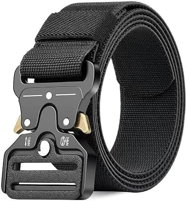 Unisex Tactical Nylon Canvas Belt Adjustable Military Style