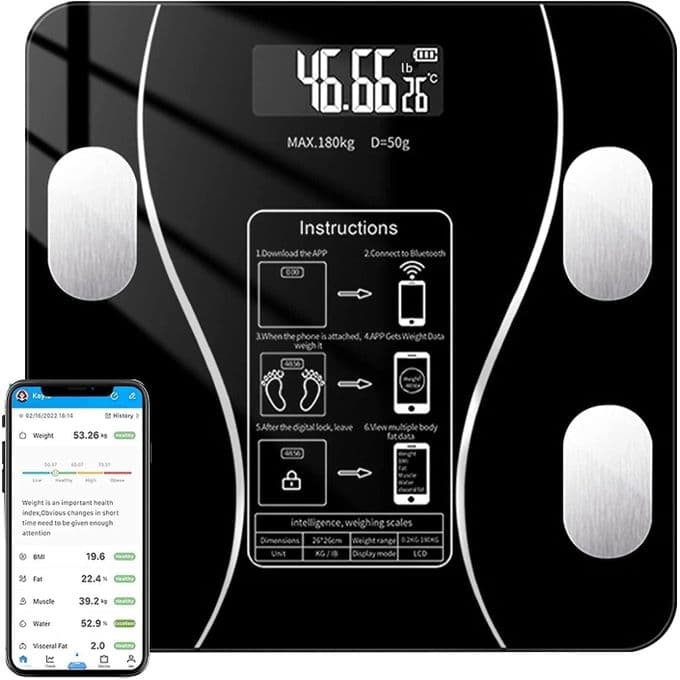 Bluetooth Body Fat Digital Scale-Packaging May Vary