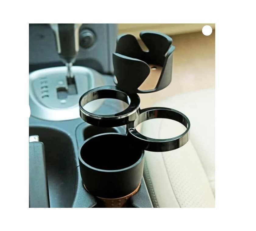 Blue Coral Car Cup Holder Expander – Dual 360° Adjustable