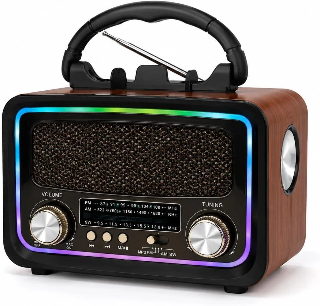 Classic Bluetooth Gramophone Radio Music Player