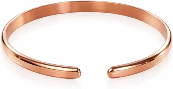 Rose Gold Adjustable Open Bracelet for Women