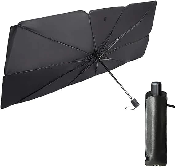 MiOYOOW Foldable Car Windshield Sun Shade Umbrella