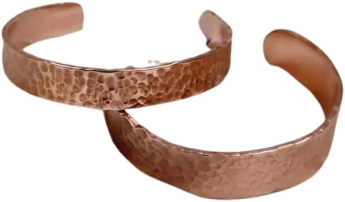 Hand Hammered Pure Copper Cuff Bracelet