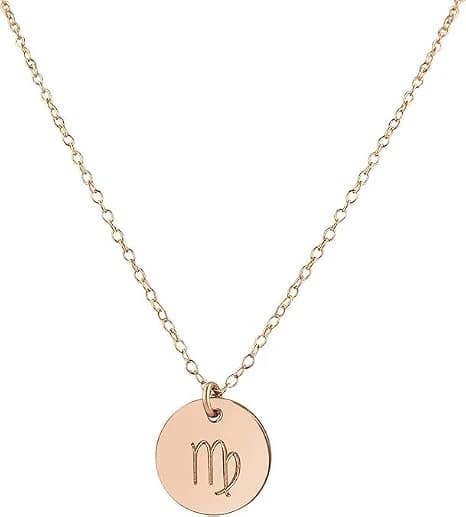 Horoscope Series – Engraved Genuine Brass Virgo Zodiac Sign