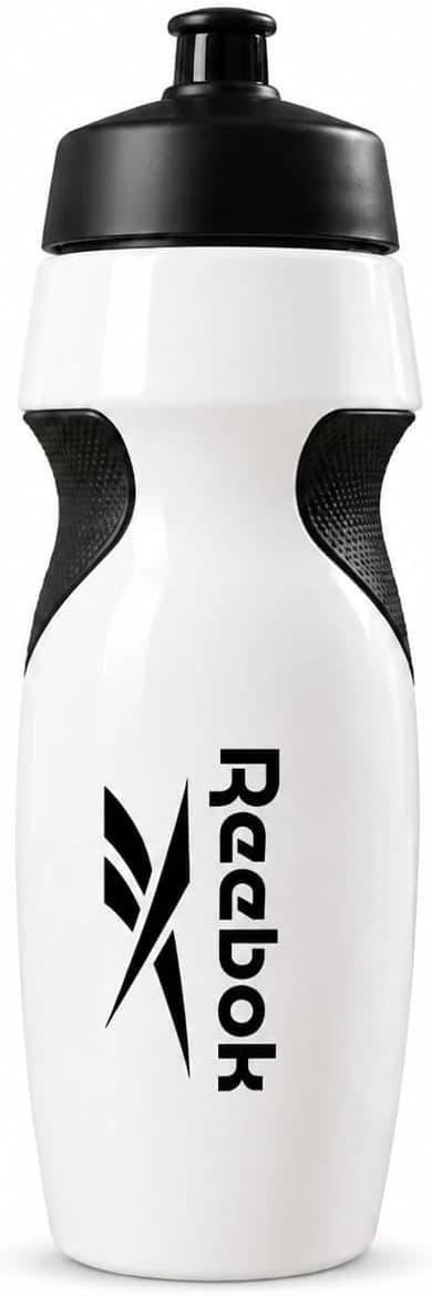 750ml Sports Water Bottle – Non-Slip, Leakproof Lid, White
