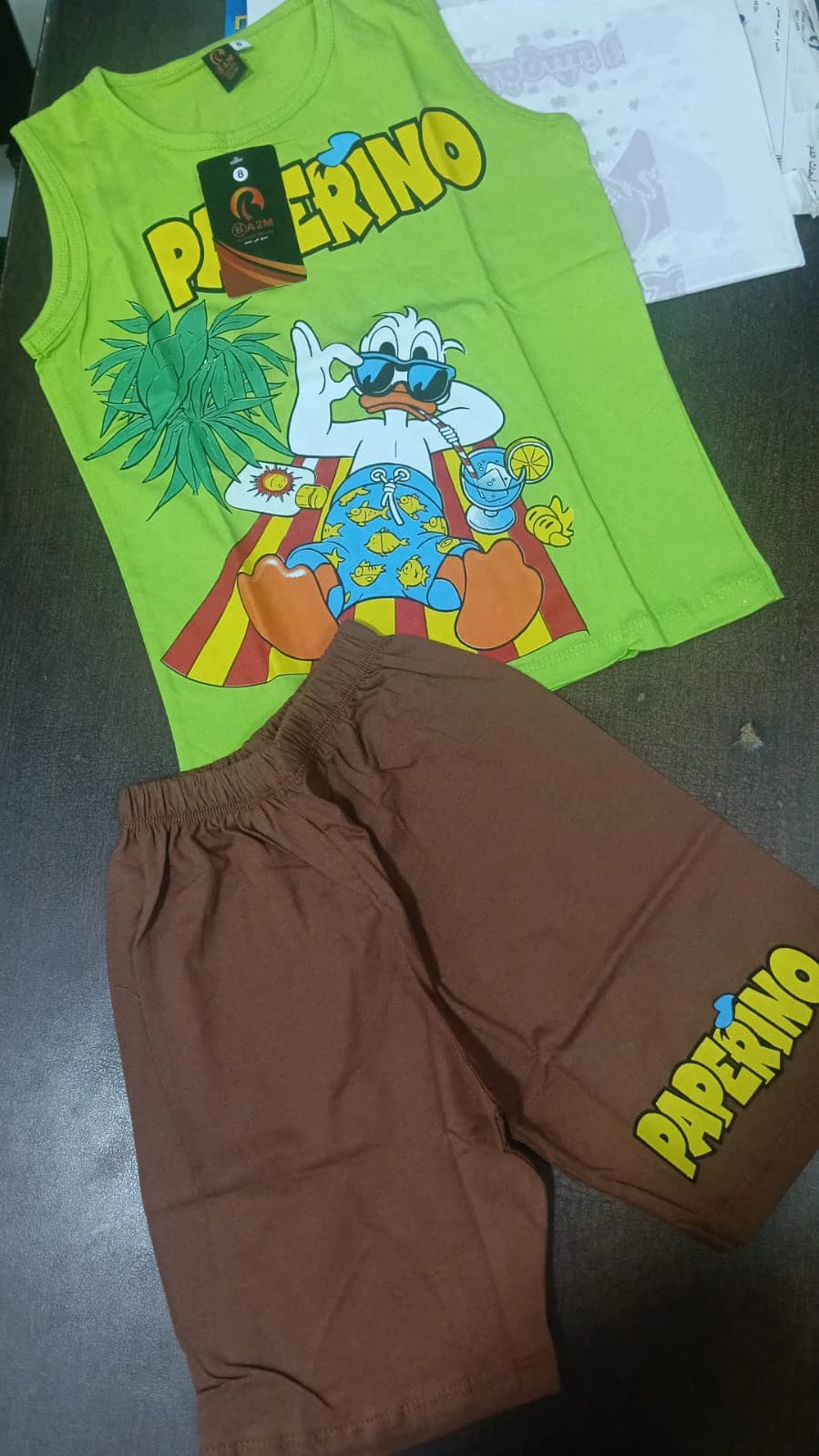 Kids' Tank Top & Shorts Set – Size 8 Years