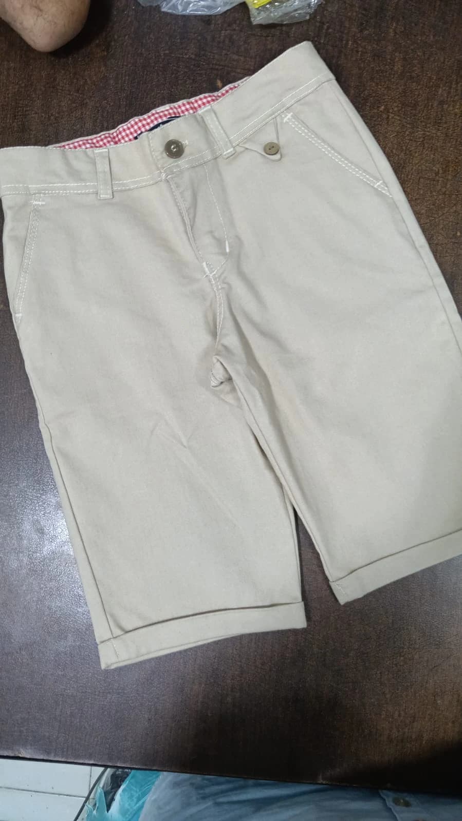 Kids' Lycra Gabardine Shorts – Size 8 Years