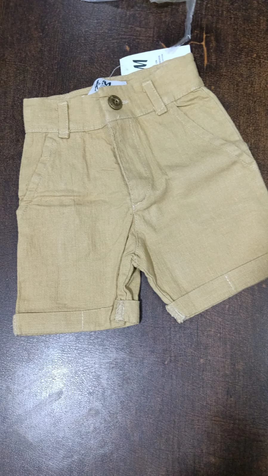 Kids' Lycra Linen Shorts – Sizes 2 & 4 Years