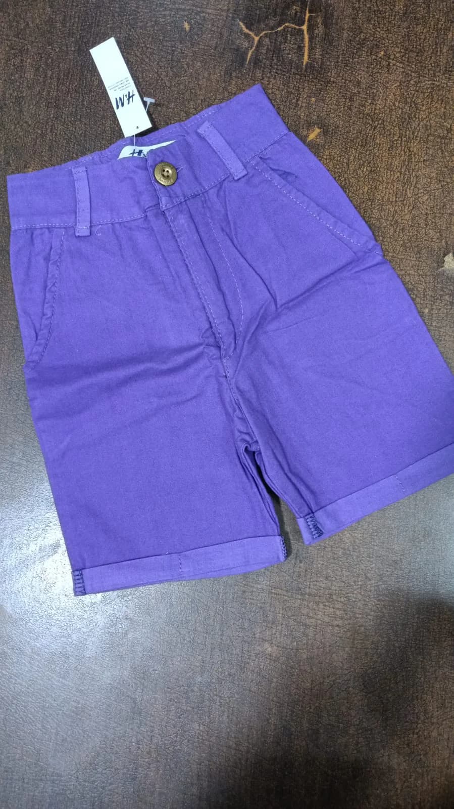 Kids' Gabardine Shorts – Size 1 Year