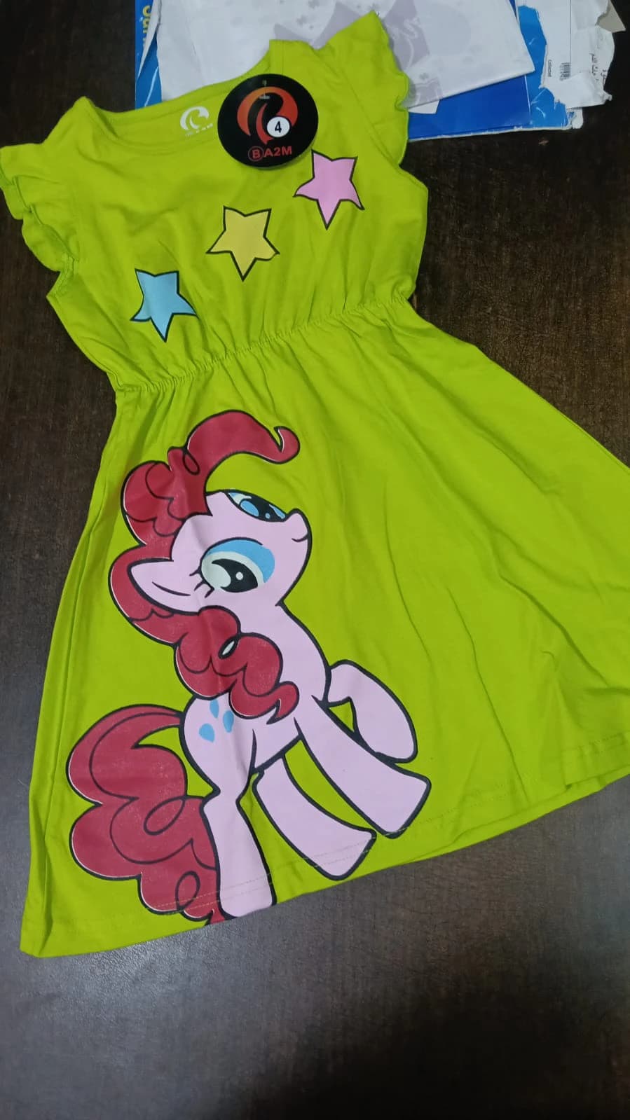 Girls' Cotton Dress – Sizes 4 & 8 Years