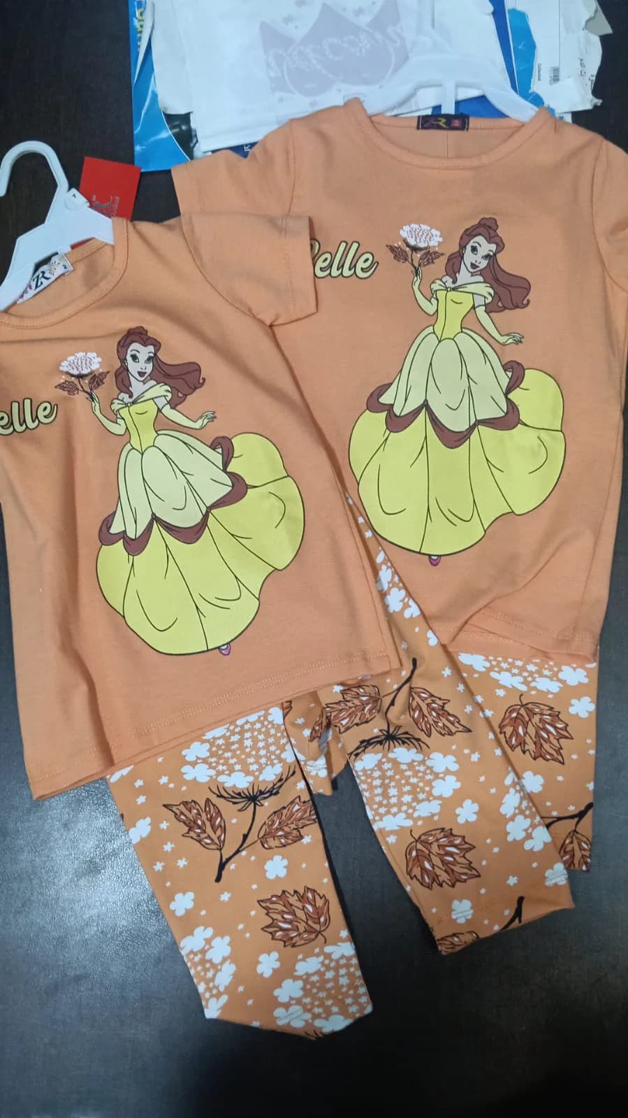 Girls' Pajama Set with Pants – Sizes 2 & 3 Years