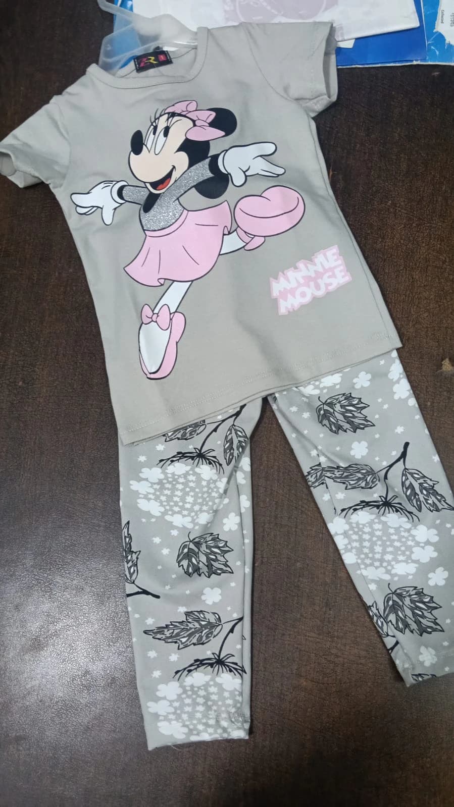 Girls' Pajama Set with Pants – Size 1 Year