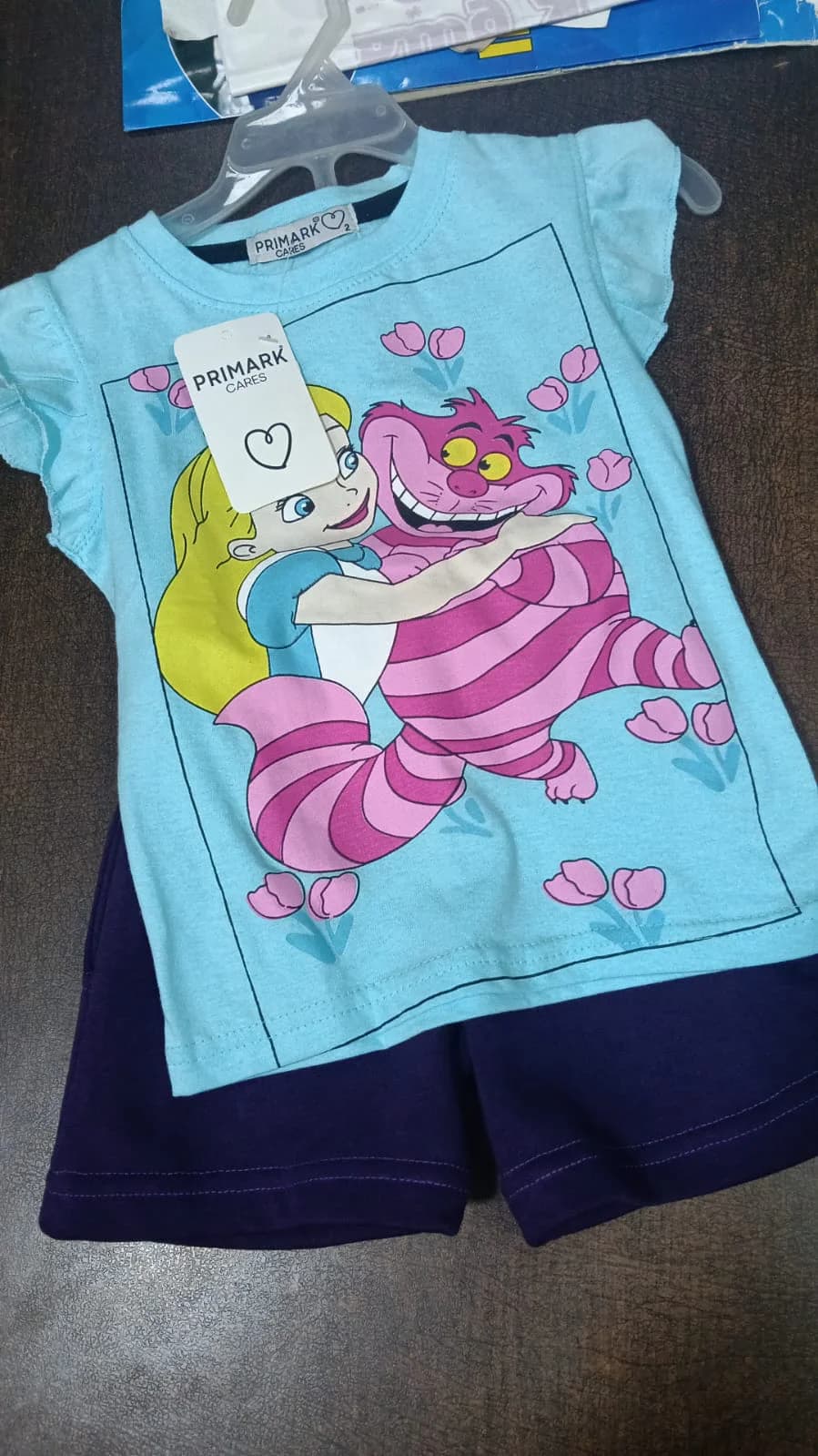Girls' Summer Melton Pajama Set with Shorts – Sizes 2 & 8 Years