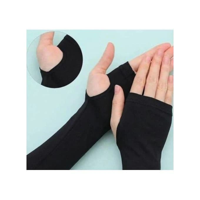 2-Pack Fingerless Wrist Supports – 48cm, One Size