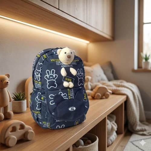 Imported Fabric Youth Backpack - Multi-Purpose