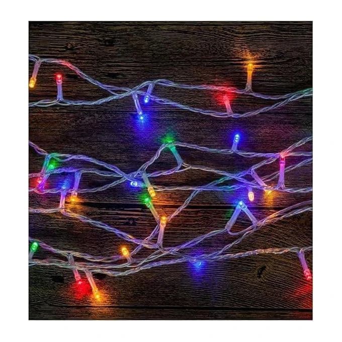 10-Meter Multicolor LED Decorative Lights – 220V, Multi-Mode