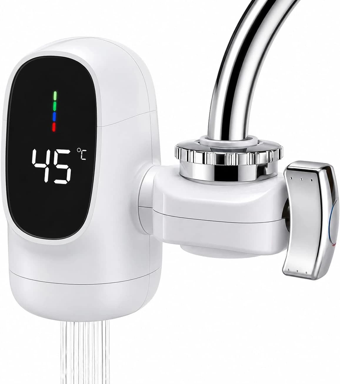 Instant Electric Water Heating Faucet with Digital Temperature Display