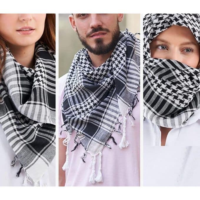Palestinian Keffiyeh Scarf - Large Size